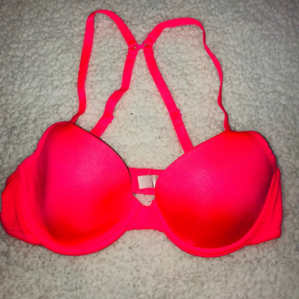 bright pink adjustable bra